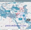 Карта снабжения Европы газом